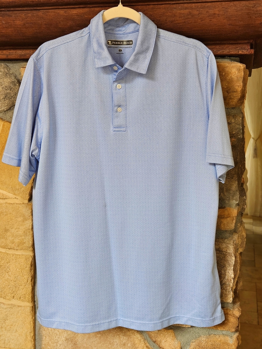 Pebble Beach Men's Sky Blue Polo Shirt